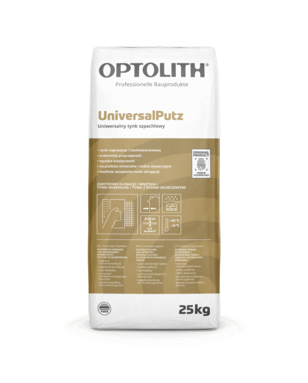 Optosan UniversalPutz - uniwersalny tynk szpachlowy 